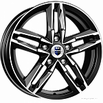 K&K Sayan 6*16 5*114.3 ET40 66.1 дарк платинум