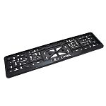 Рамка для номера с защелкой Lada хром