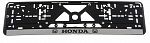 Рамка для номера с защелкой Honda