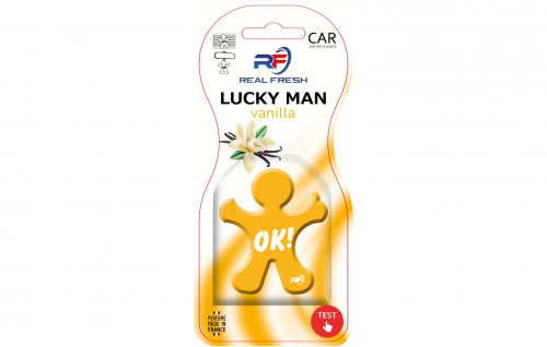 Ароматизатор подвесной REAL FRESH Lucky man Лимон
