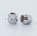 Гайка M12*1,5 (21/,hex17,конус,CH) 1157 открытая